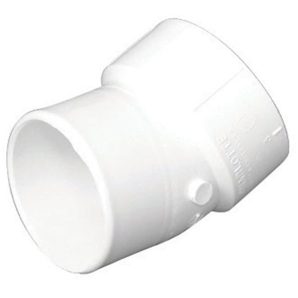 Charlotte Pipe And Foundry Charlotte Pipe & Foundry PVC003261200 PVC Dwv 22 deg Street Elbow 4 in. Hxftg 4269676 - main